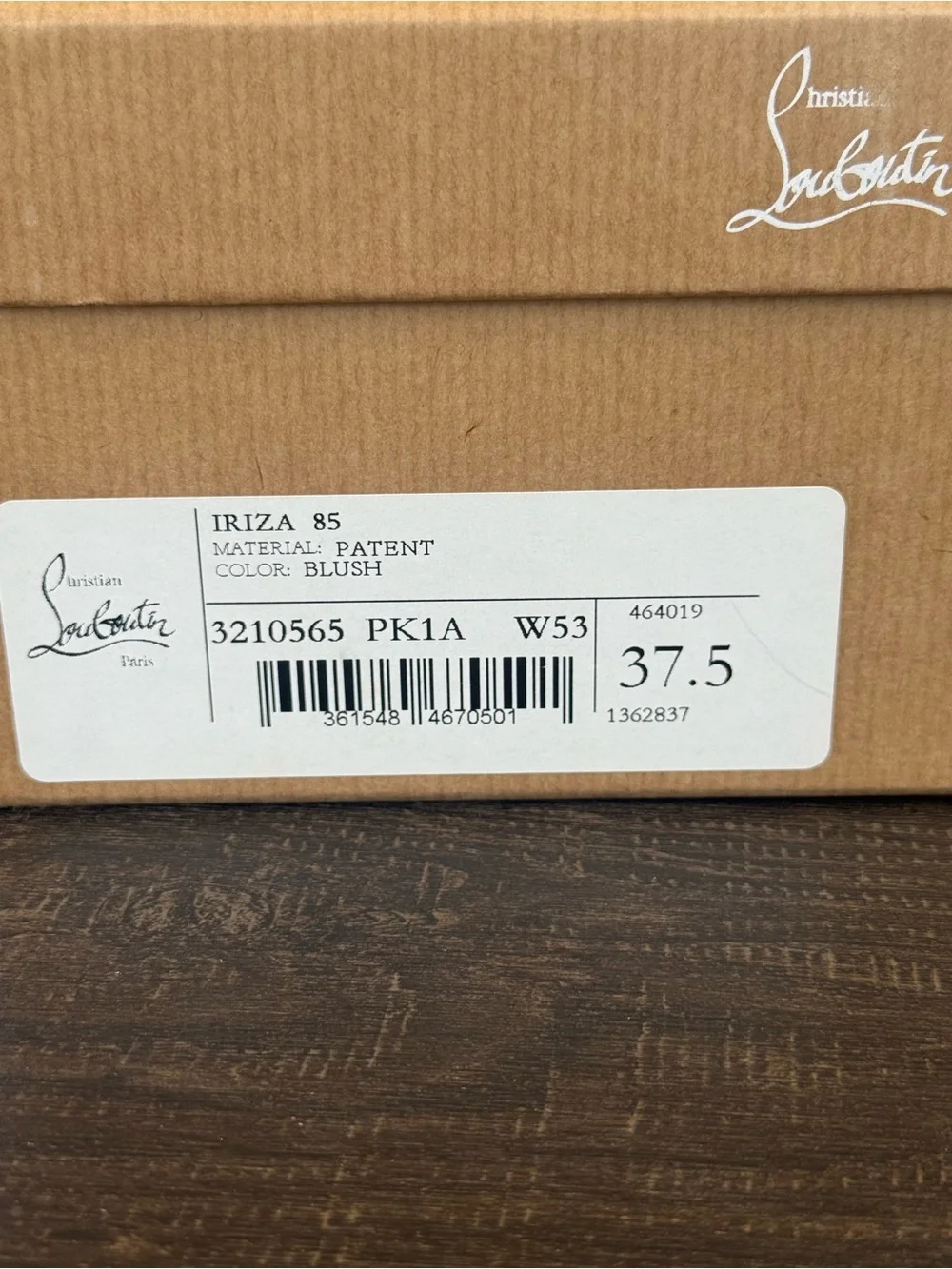Christian Louboutin Iriza 85 Blush Nude Patent Pumps – Size 37.5